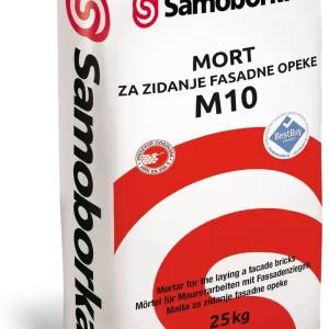 MORT ZA ZIDANJE FASADNE OPEKE M10 25kg Projektirani mort za zidanje opće namjene (G) Bijeli