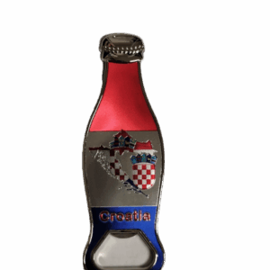 Magnet za frižider, Hrvatski suvenir, Boca COKE s otvaračem (74679)