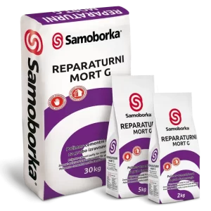 SAMOBORKA REPARATURNI MORT G polimer- cementni mort za grubo izravnavanje 2,5,30kg
