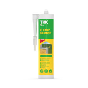 TKK SILIKON SEAL CLASIC klasični acetatni 280 ML Transparent 159612 Bijeli 159620 Sivi 159267