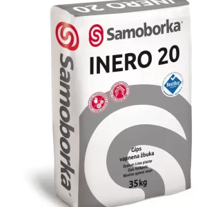Gips vapnena podložna žbuka INERO 20 35kg
