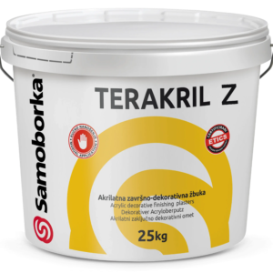 TERAKRIL Z 25KG. akrilatna završno dekorativna žbuka zaribane teksture Boja Bijela sve teksture - 1