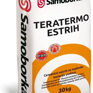 TERATERMO ESTRIH 30kg suhi mort za izradu vezanog estriha (glazura) za toplinsku izolaciju podova