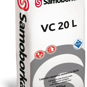 Vapneno cementna podložna žbuka lagana VC 20 L 30kg