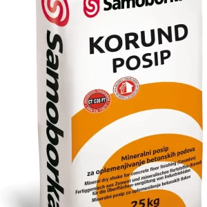 KORUND POSIP 25kg suhi posip s korundom