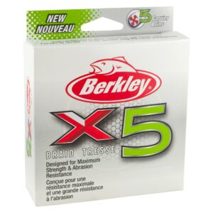 Špaga Berkley X5 Monofilament 0.40mm/36.3kg/250m Zelena