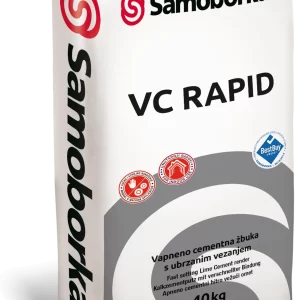 vapneno cementna podložna žbuka s ubrzanim vezanjem VC RAPID 40kg