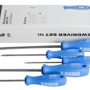 Izvijači NI u garnituri UNIOR - 607B5NI  5 komada plosnati i križni