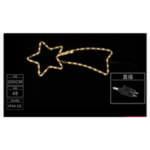 Božićna figura  za prozor Kometa 61x27 cm  IP44 LED cijev