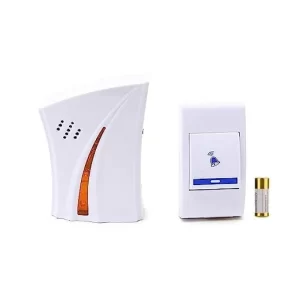 Zvono bežično, ST-222D Bijelo vanjsko tipkalo i unutrašnje zvono na baterije