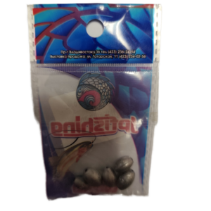 Olovo 5 komada  4g ovalno