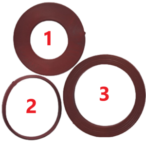 Set brtvi za odsisni/izljevni ventil vodokotlića - ø 35 mm