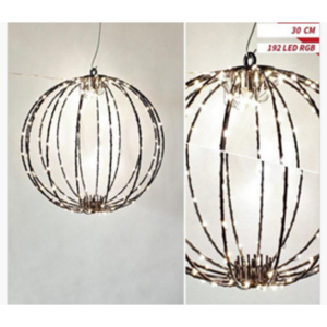 Svijetleća kugla 30 cm Božićna dekoracija