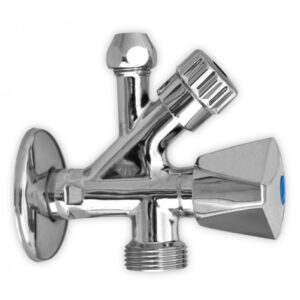 Ventil 1/2" x 3/4" x 3/8" kutni MBM - kombinirani za spajanje suđerice i stojeće mješalice