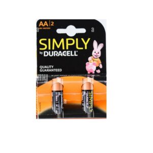 Baterija alkalna Duracell AA – 1.5V LR6 2 komada za igračke, daljinske, svjetiljke, satove