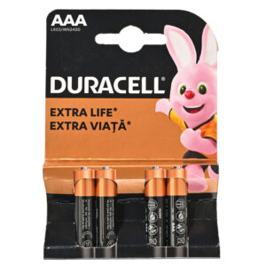 Baterija alkalna Duracell AAA – 1.5V LR03 4 kom