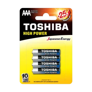 Baterija alkalna TOSHIBA AAA – 1.5V LR03 4 komada