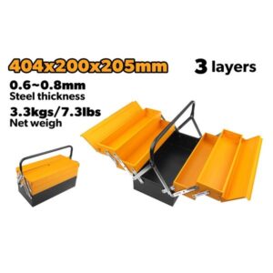 Kutija za alat metalna 3 razine 5 ladica 404 x 200 x 205 mm PROFI