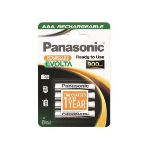 Baterija punjiva AAA 1,5V PANASONIC HHR-4XXE, punjive, 900mAh, 4 komada za baterijske svjetiljke, daljinske...