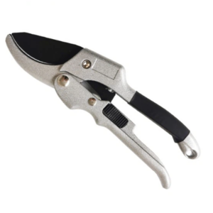 Škare vrtne za orezivanje 20cm smicajuće, Srebrno/Crne, škare za vinograd, voćnjak...