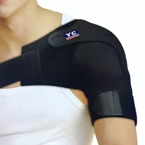 Steznik za rame od neoprena -podesiv-Crna boja