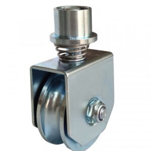 Kotač Ø80 s oprugom za klizne ograde U-utor Ø20mm