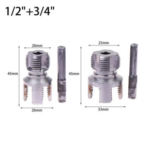 Nareznica i ureznica  za PVC i PPR cijevi za vanjske i unutarnje navoje 1/2" + 3/4"   2/1