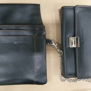 Novčanik Konobarski sa futrolom i lančićem Crni