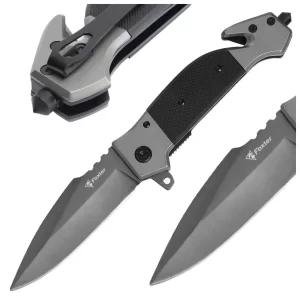 Nož džepni preklopni BRO-DA167B  Crni  22,5cm EDC