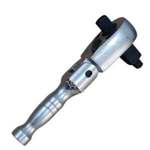 Račva kratka fleksibilna -3 u 1 - 1/4", 3/8" i 1/2" duljine 13cm, Brzootpuštajuća, Zakretna glava