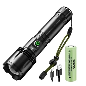 Svjetiljka baterijska LED Aluminijska LX-4087 sa teleskopskim zumom za kampiranje i planinarenje