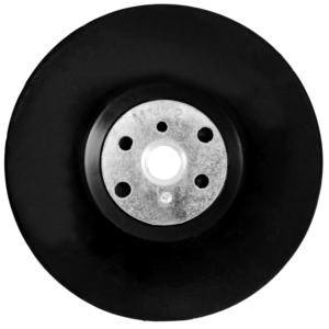 Gumena podloga s maticom 115mm M14, za brušenje fiber diskovima, montaža na male kutne brusilice P103