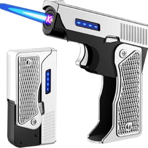 Upaljač s dva pogona, struja ili butan, sklopiv, vjetrootporan, USB punjiv