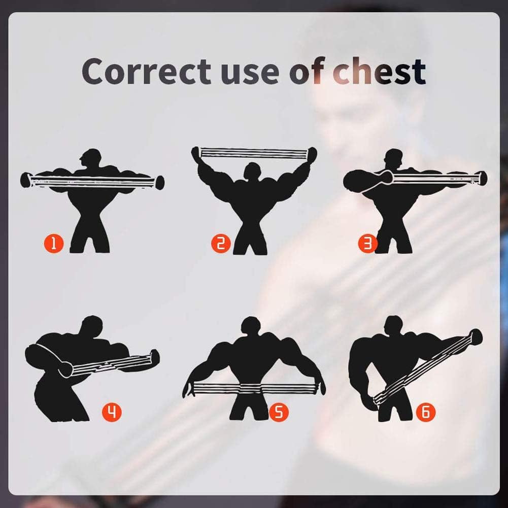 Ekspander sa gumenim trakama - Odlična sprava za vježbanje - Podesiv otpor - Image 4