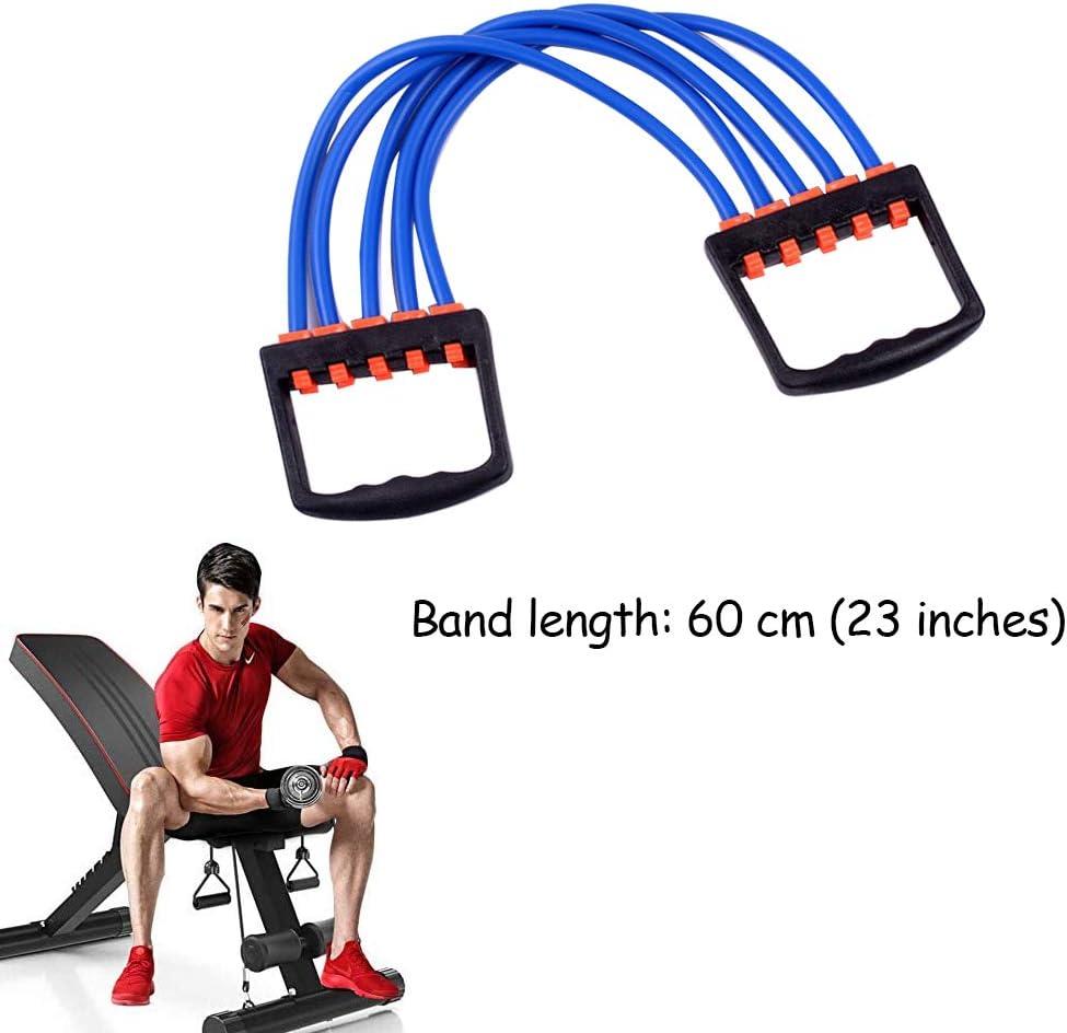 Ekspander sa gumenim trakama - Odlična sprava za vježbanje - Podesiv otpor - Image 5