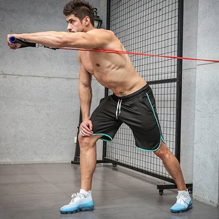 Elastične gume i trake za vježbanje s otporom za ruke i noge u pet različitih težina i boja JT-003 Joga Pilates Fitnes - Image 9