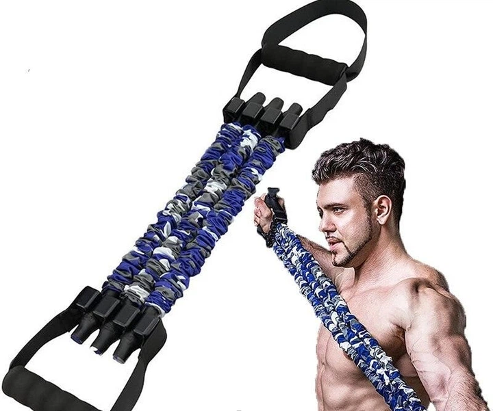 Multifunkcionalni ekspander za fitness s povlačenjem, podesivim otporom i višenamjenskim trenažerom (ZHM013) - Image 5