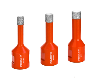 Set dijamantnih kruna za pločice 6-12mm Praktik P838 za cijevi