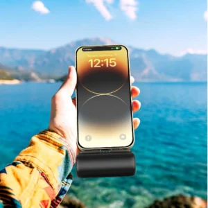 Vanjska baterija (POWER BANK) Bežična, Prijenosni punjač 5000 mAh, kompaktni USB-C power bank za mobitele