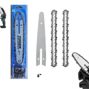 Vodilica 6" 15cm s dva lanca  1/4" 18,5 zuba (37 članaka) za mini lančane pile