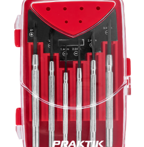 Set izvijača preciznih plosnati, križni 6 komada, P244 PRAKTIK