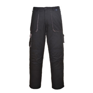 Hlače Portwest TX11 BKR Crne - 60% Pamuk, 40% Polister 245g/m&sup2; (S-3XL)