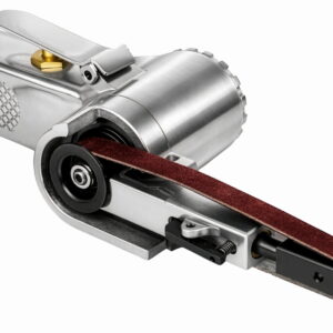 Pneumatska brusilica tračna 10x330mm KD3375 savršeno za rad na rubovima, zavarima, kutovima i uskim strukturnim elementima.