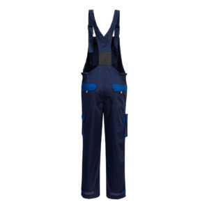 Hlače s naramenicama Portwest TX12 Navy Plave- 60% Pamuk, 40% Polister 245g/m&sup2; (S-4XL)