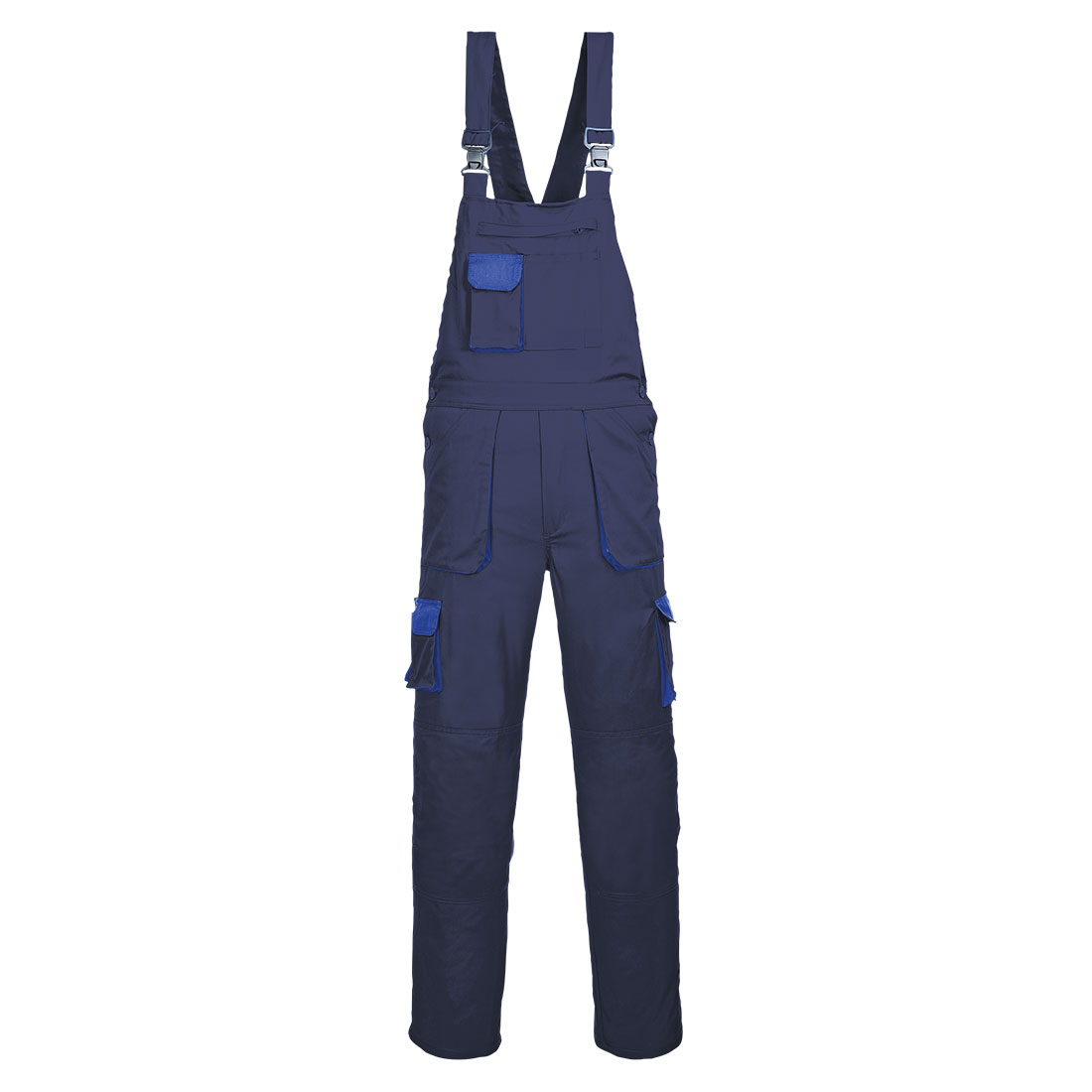 Hlače s naramenicama Portwest TX12 Navy Plave- 60% Pamuk, 40% Polister 245g/m² (S-4XL) - Slika 3