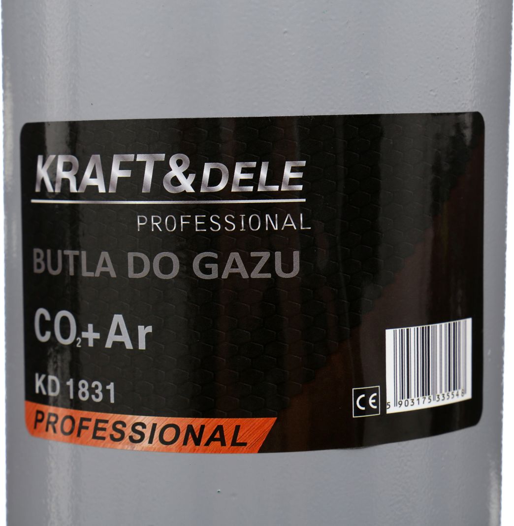 Boca za CO2 + Ar 8L. max 250bar KD1831 Spremnik Plina za MIG/MAG varenje - Slika 4