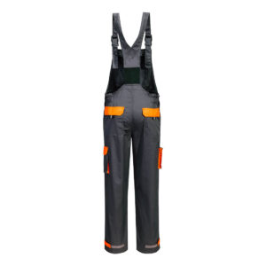 Hlače s naramenicama Portwest TX12 Sive - 60% Pamuk, 40% Polister 245g/m&sup2; (S-4XL)
