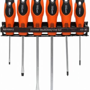 Set odvijača 6 komada, Plosnati i Križni KD10912 KDE
