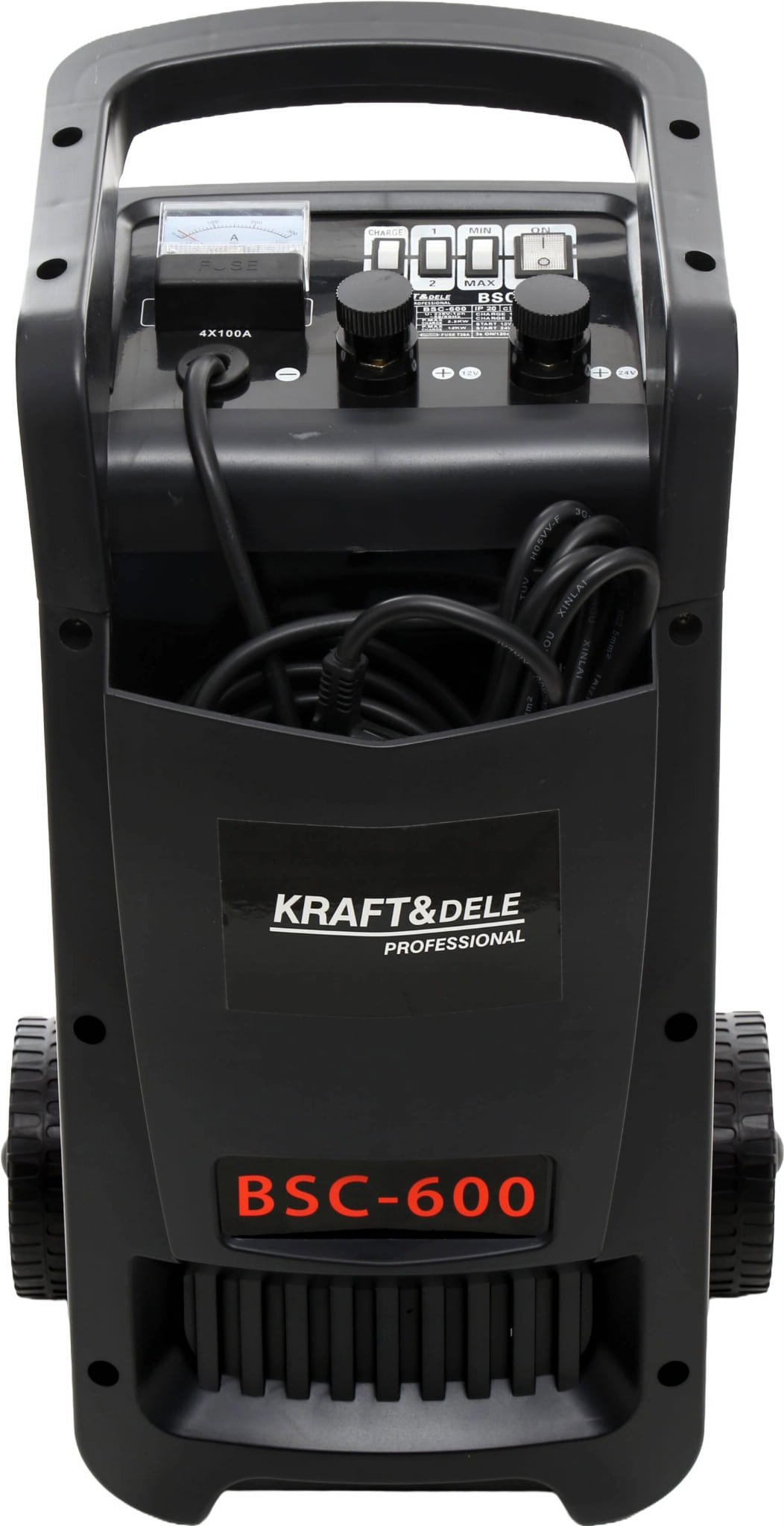 Punjač akumulatora 12v/24v, 90A sa starterom 600A - KD1904 - Slika 4