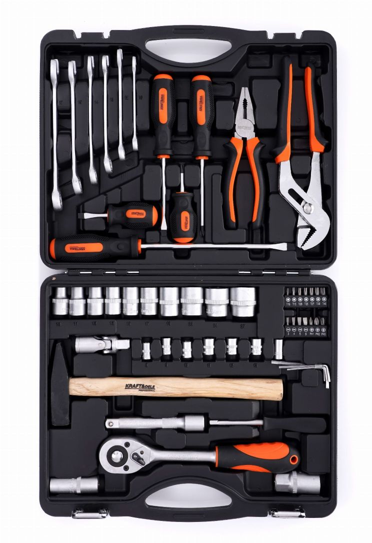 Set Alata od 56 dijelova KD10461 Čekić, Papige, Kombinirke 10-27mm - Slika 2